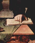 Angelo Bronzino Hand im aufgeschlagenem Buch oil painting reproduction